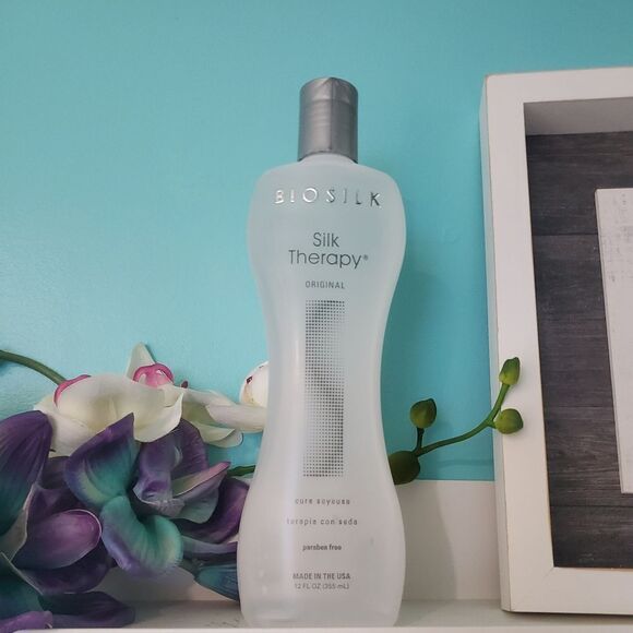 JUMBO Biosilk Silk Therapy Original (12 oz) Leave In Treatment - Picture 4 of 9